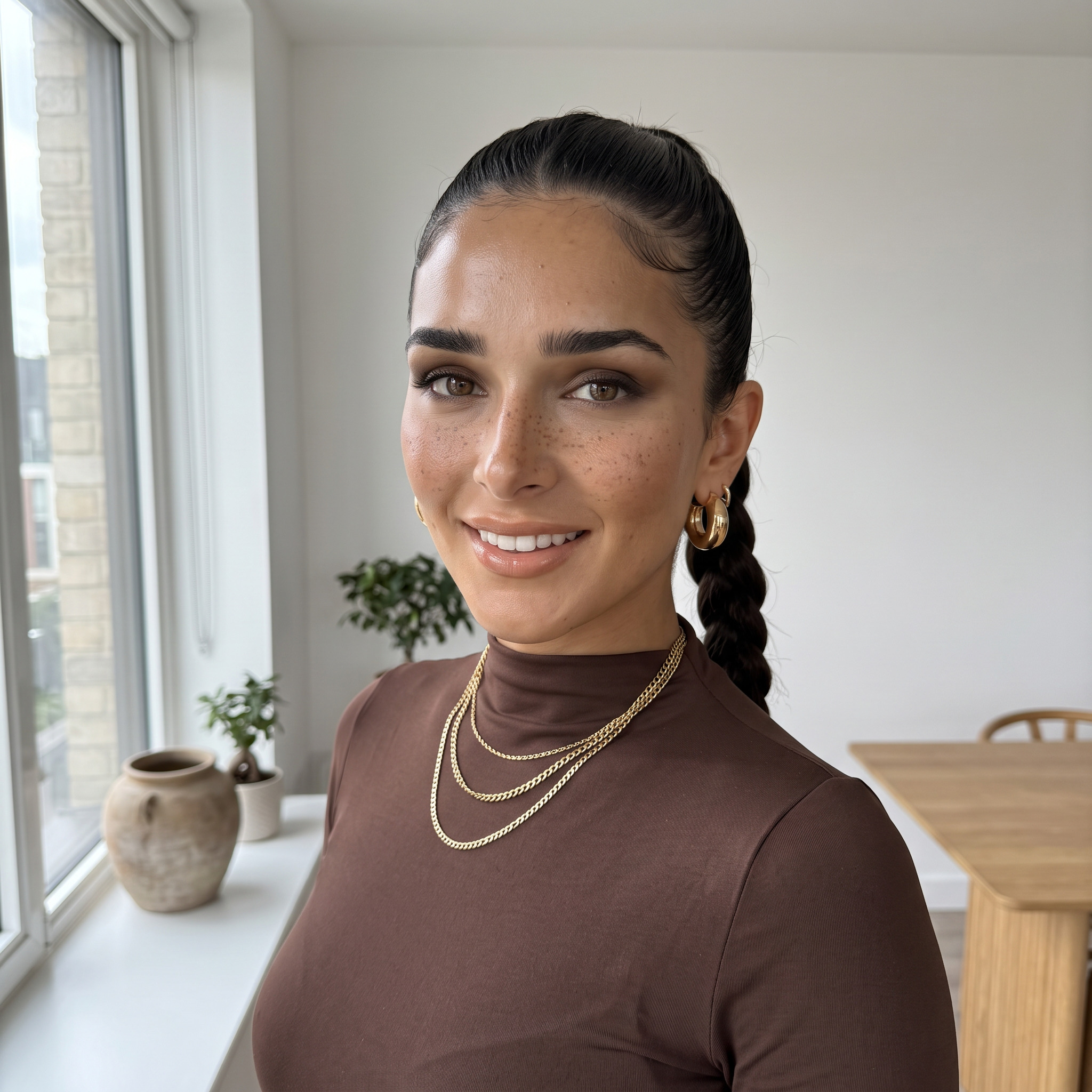 Eva profile portrait