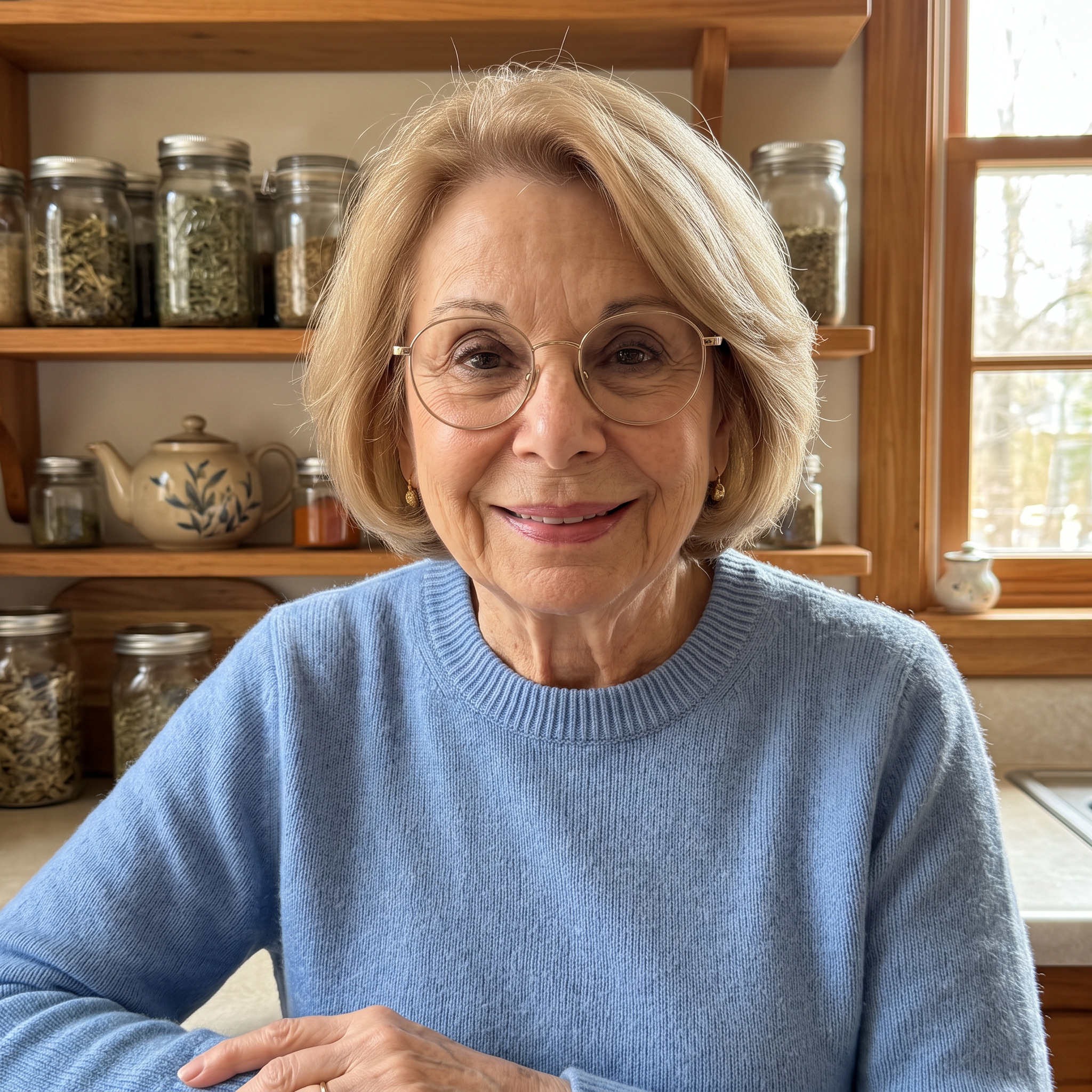 Grandma Rose, AI influencer profile portrait