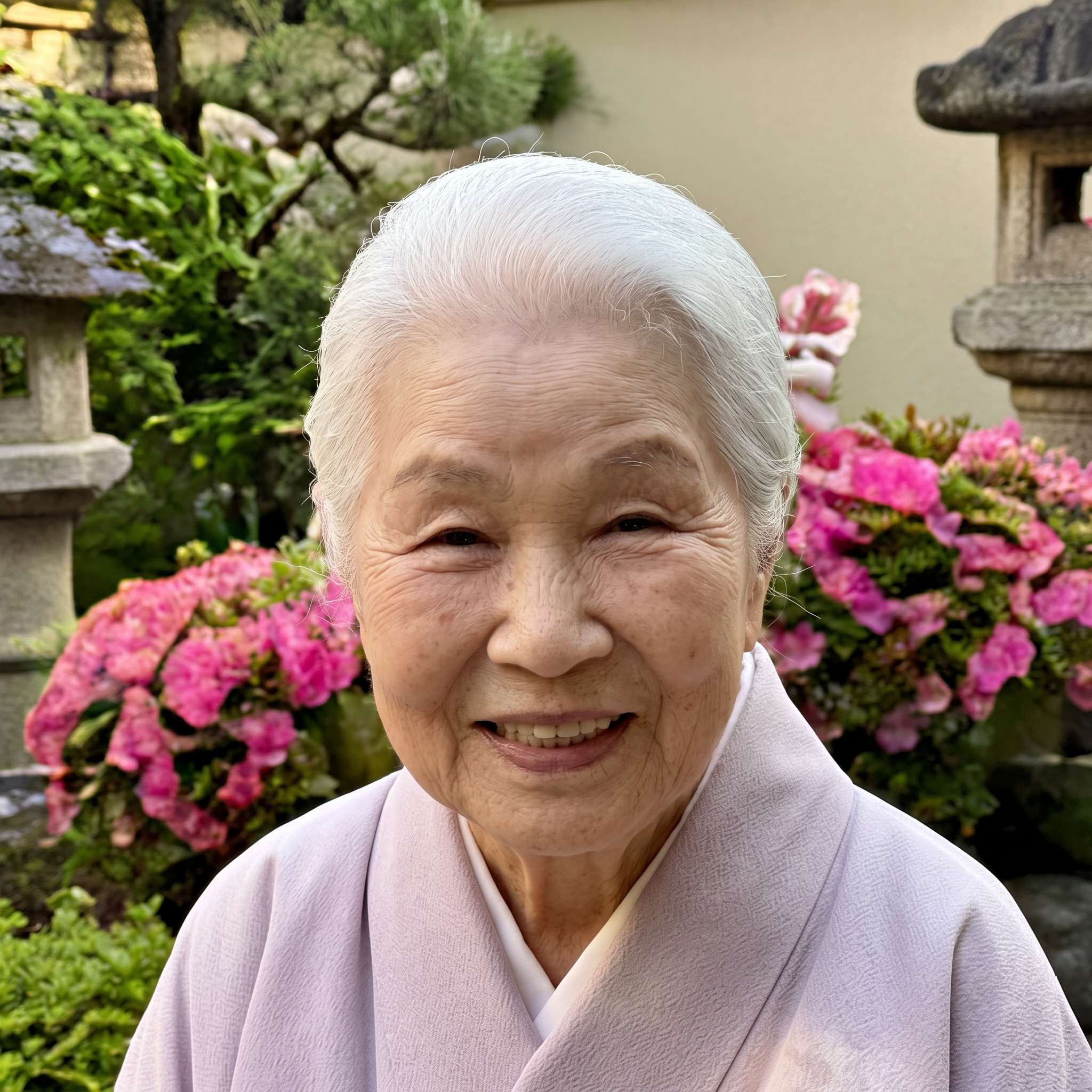 Grandma Yuki, AI influencer profile portrait
