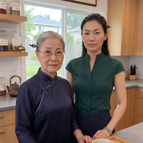 Hua & Jin, AI influencer profile portrait
