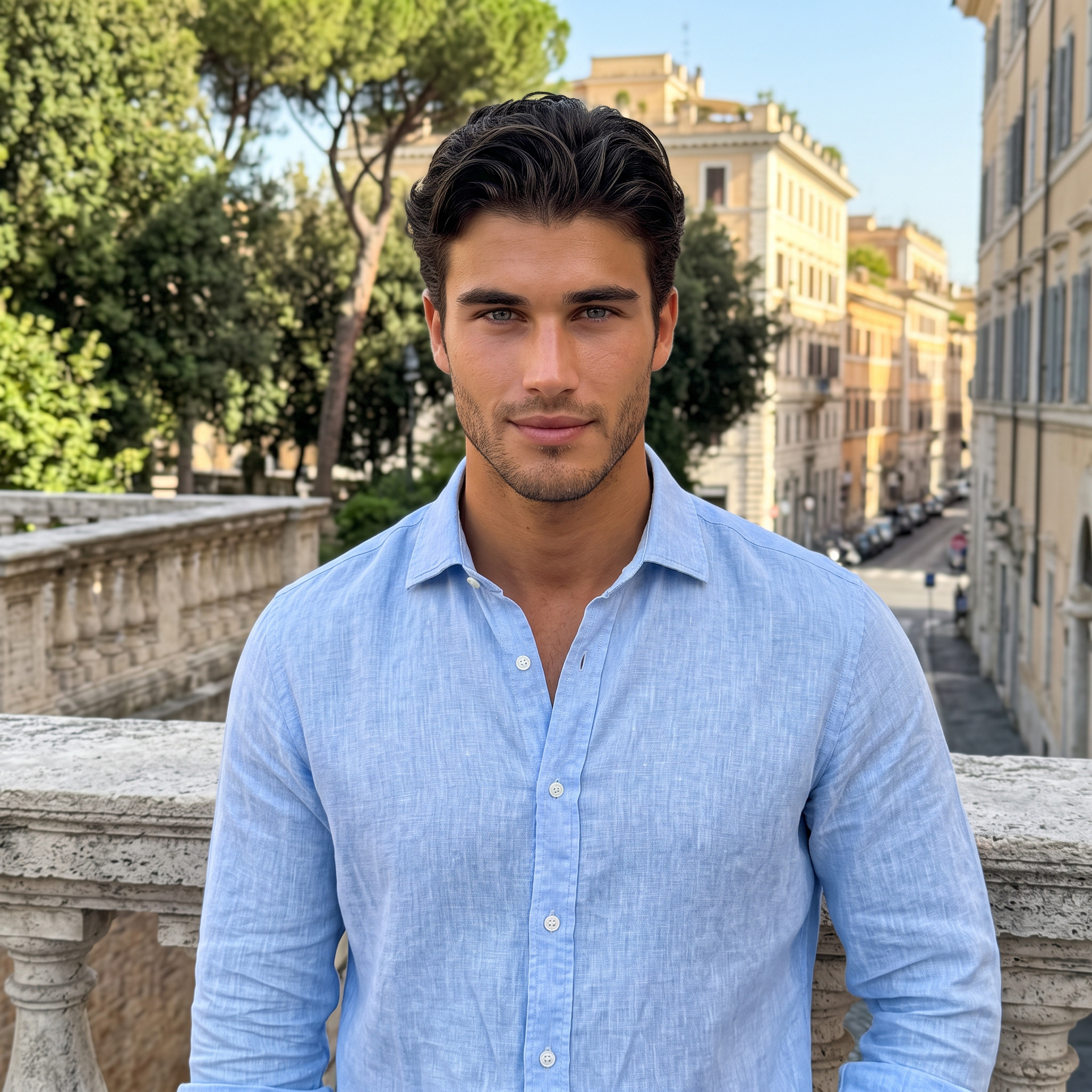 Leonardo Bellaforte profile portrait