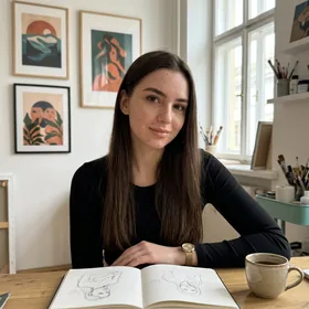 Maria Rubtsova, AI influencer profile portrait