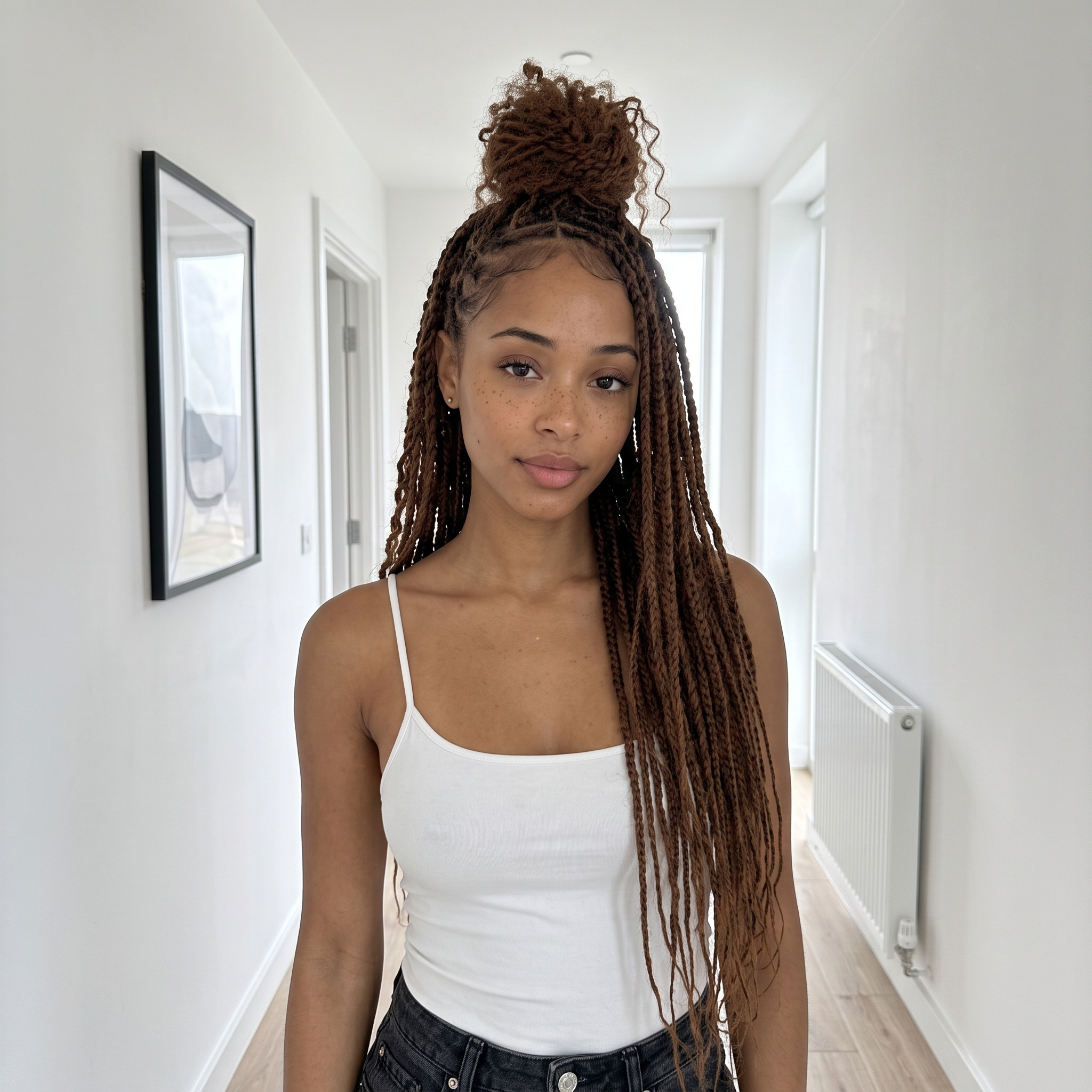 Mira, AI influencer profile portrait