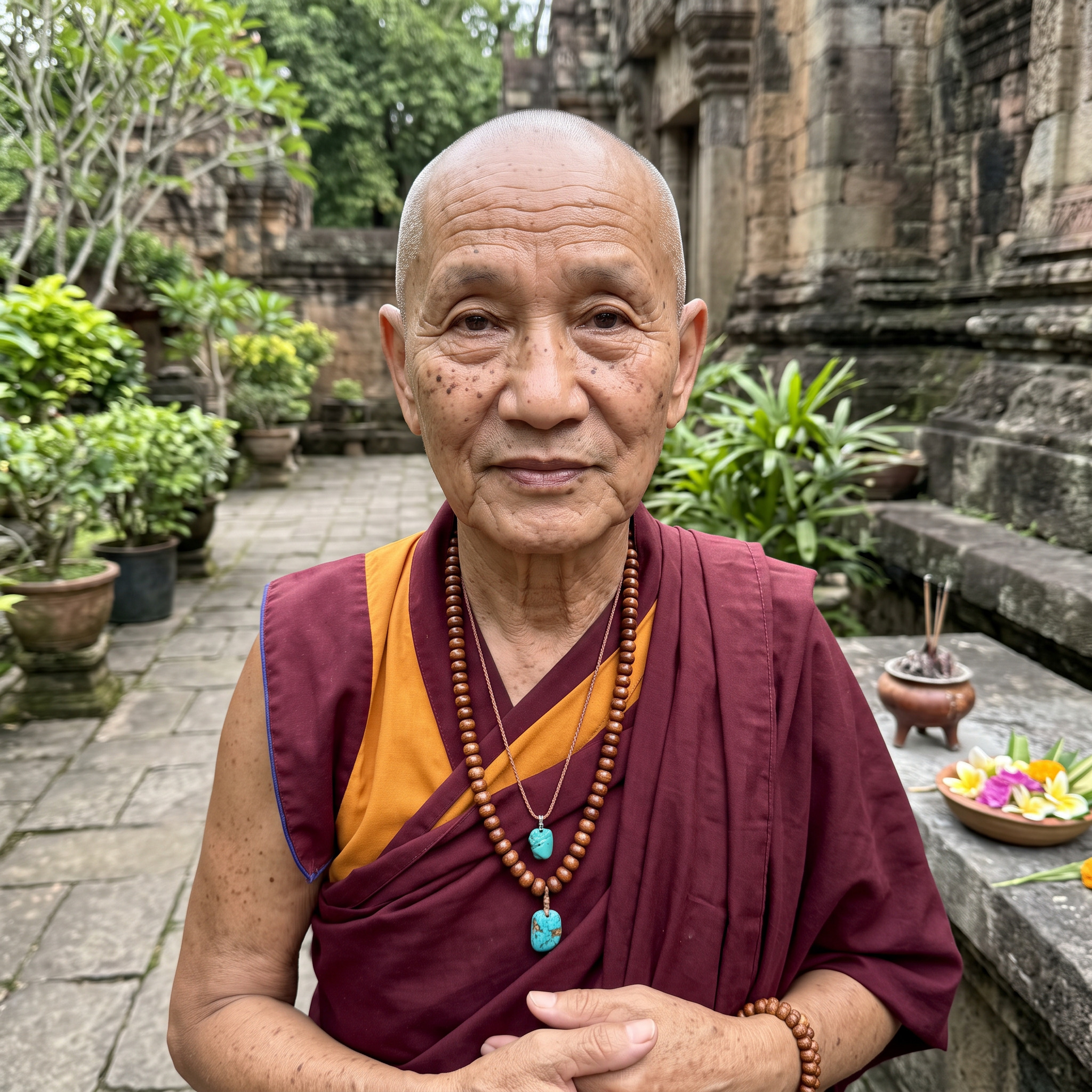 Monk Tao profile portrait