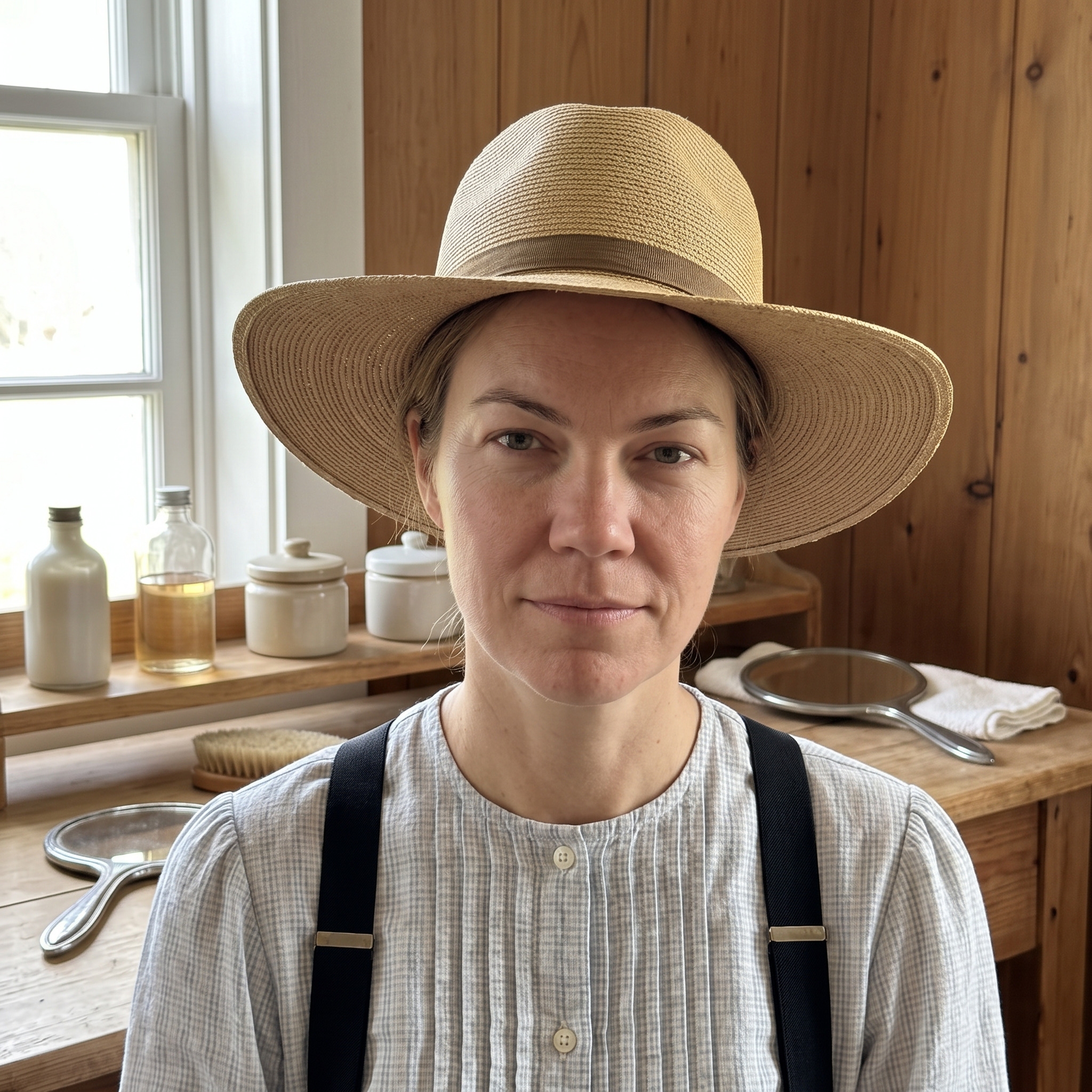 Sarah Graber, AI influencer profile portrait