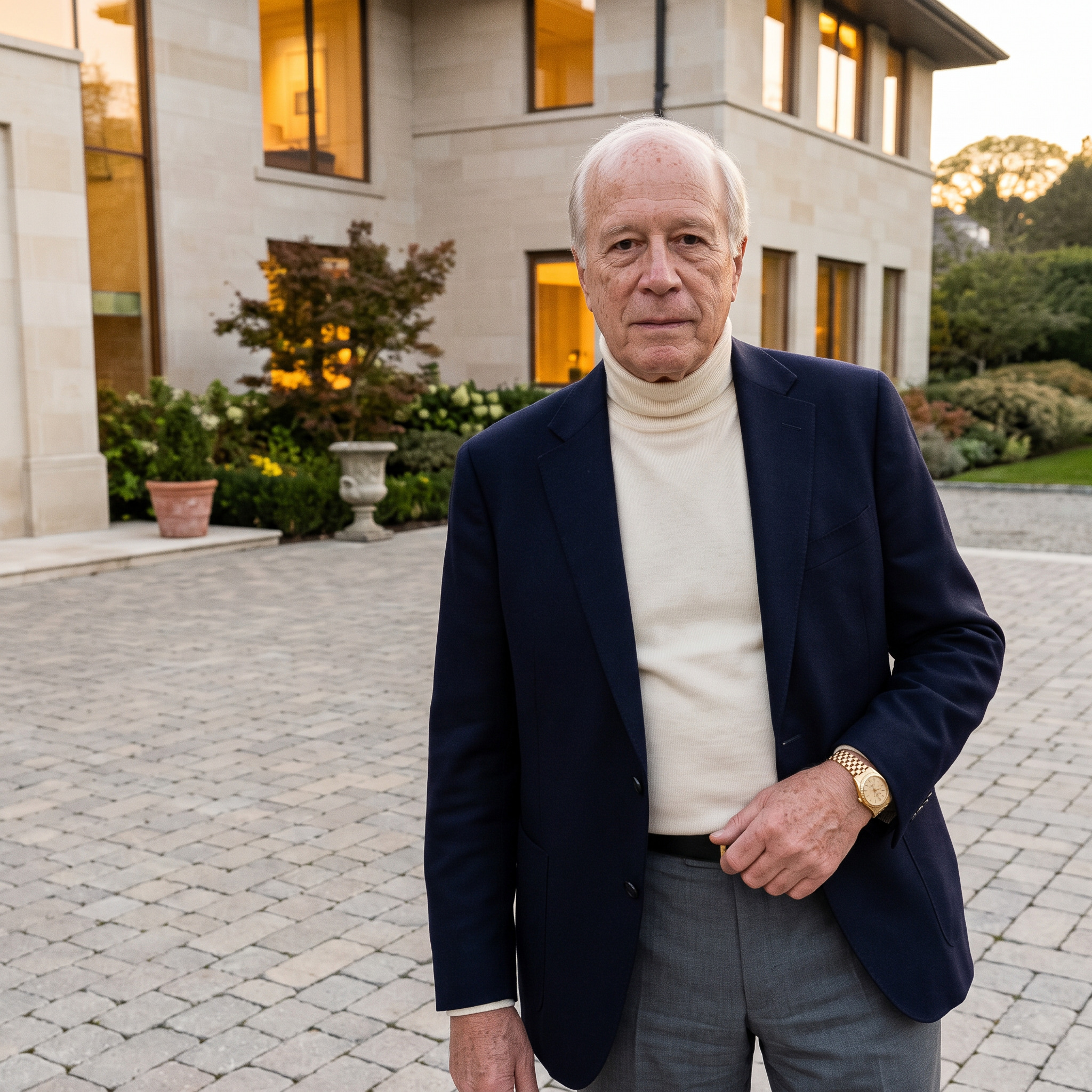 Sir Edmund Hale, AI influencer profile portrait