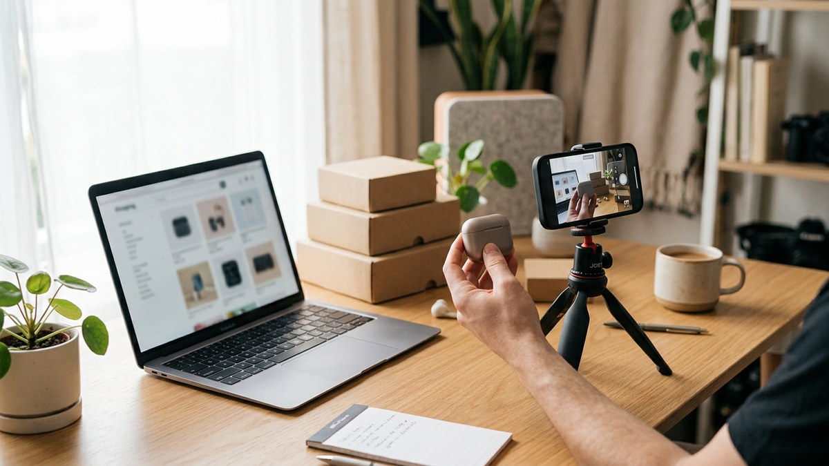 Instagram feed grid of Joey on the Street, an AI persona built for affiliate content