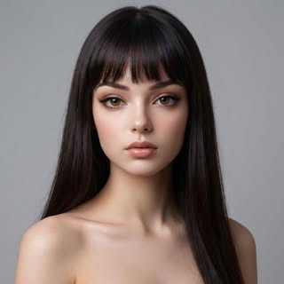 Noonoouri, the stylized cartoon AI fashion avatar, Instagram profile picture with her large doll eyes and signature deliberately non-photoreal look